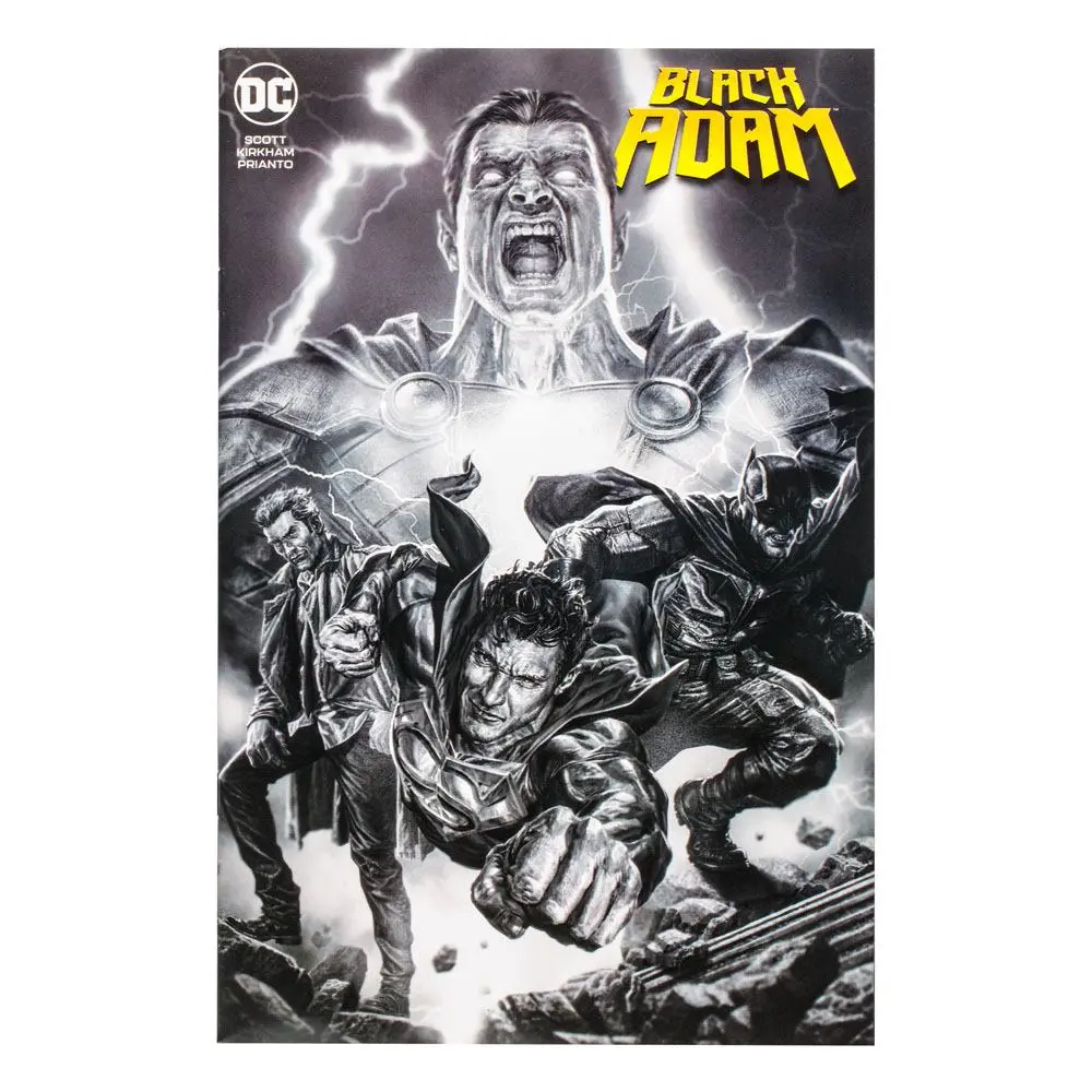DC Direct Black Adam Batman Line Art Variant (Gold Label) (SDCC) akciófigura 18 cm termékfotó
