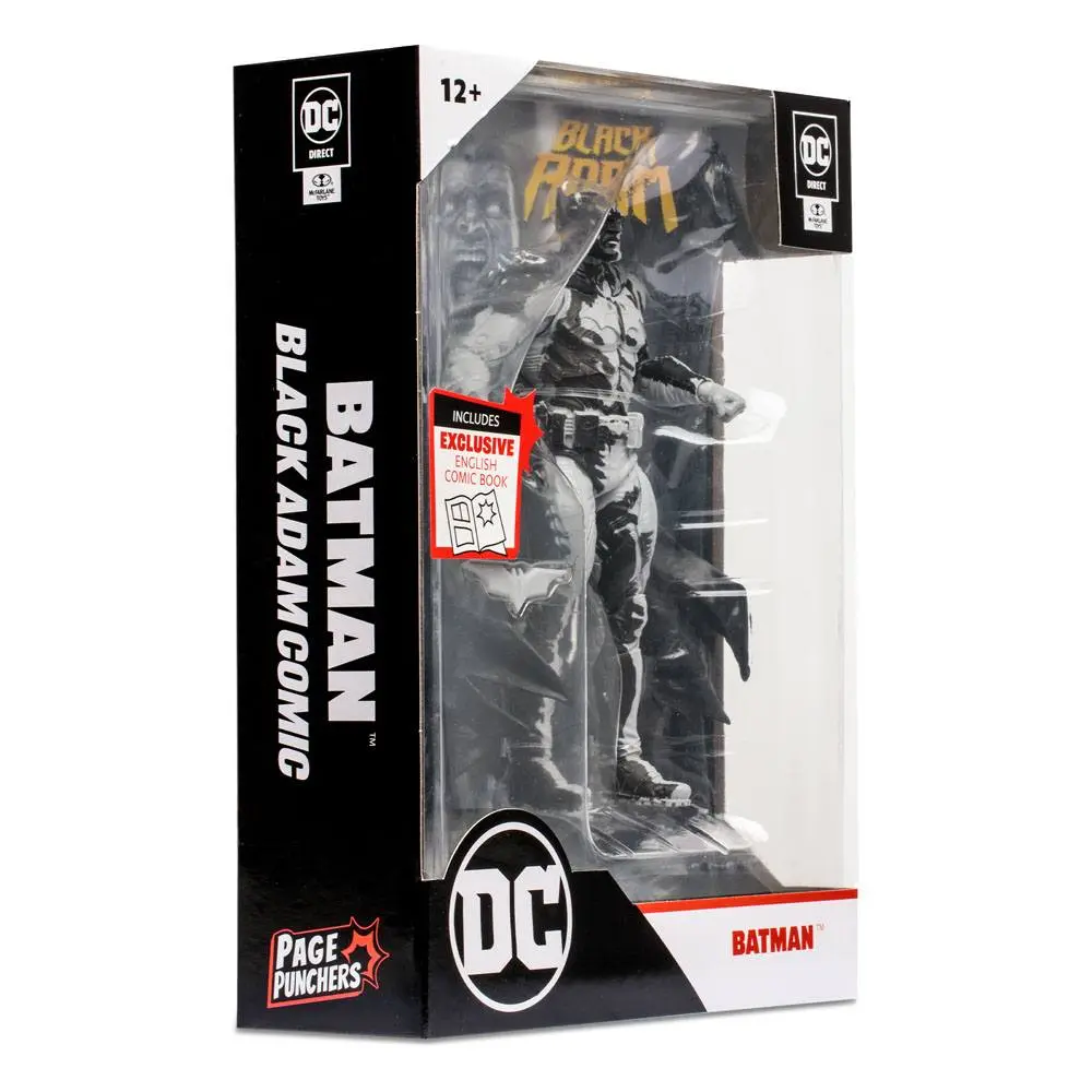 DC Direct Black Adam Batman Line Art Variant (Gold Label) (SDCC) akciófigura 18 cm termékfotó
