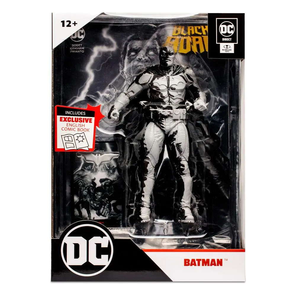 DC Direct Black Adam Batman Line Art Variant (Gold Label) (SDCC) akciófigura 18 cm termékfotó
