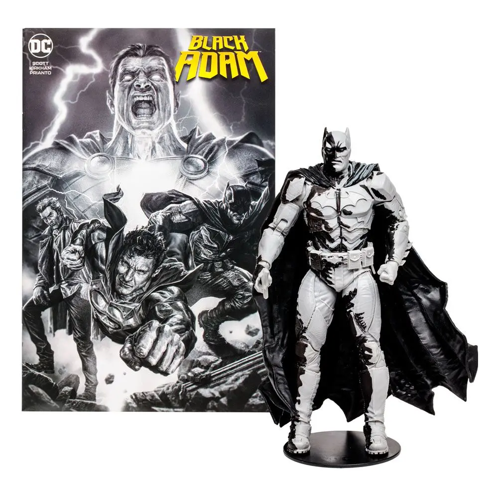 DC Direct Black Adam Batman Line Art Variant (Gold Label) (SDCC) akciófigura 18 cm termékfotó