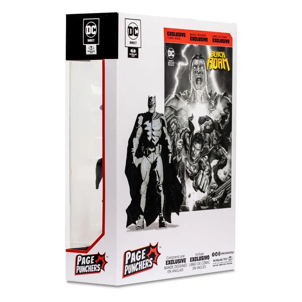 DC Direct Black Adam Batman Line Art Variant (Gold Label) (SDCC) akciófigura 18 cm termékfotó
