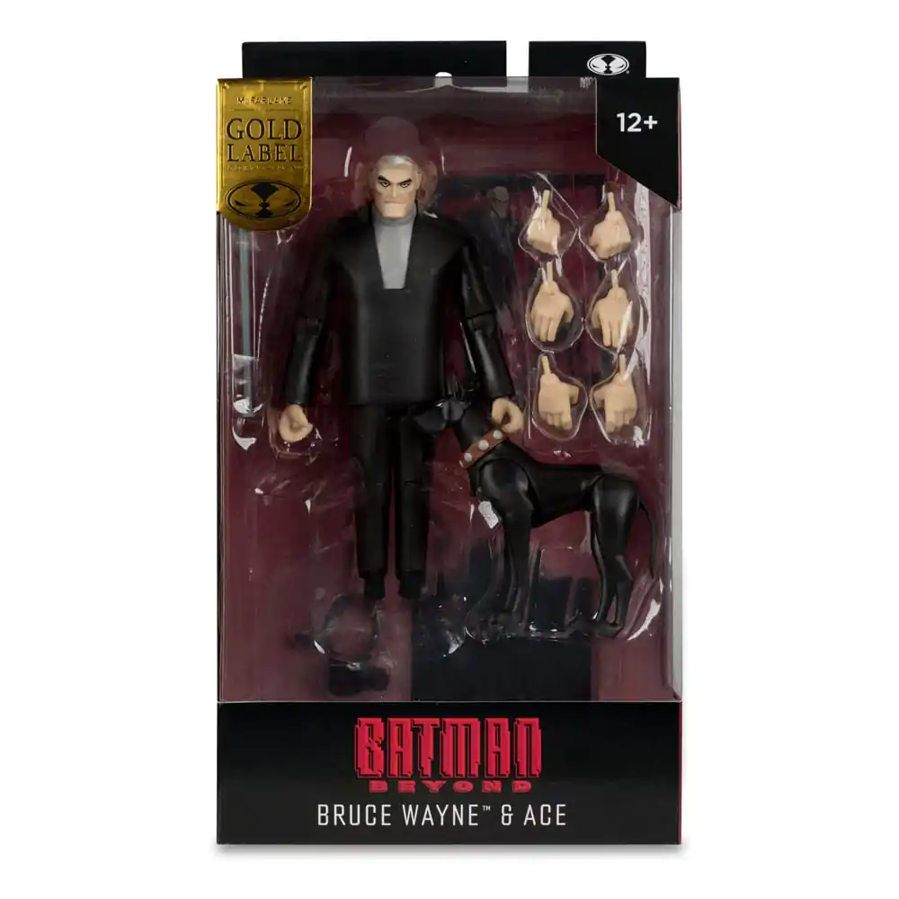 DC Direct Bruce Wayne &amp; Ace (Batman Beyond) Gold Label akciófigura 15 cm termékfotó