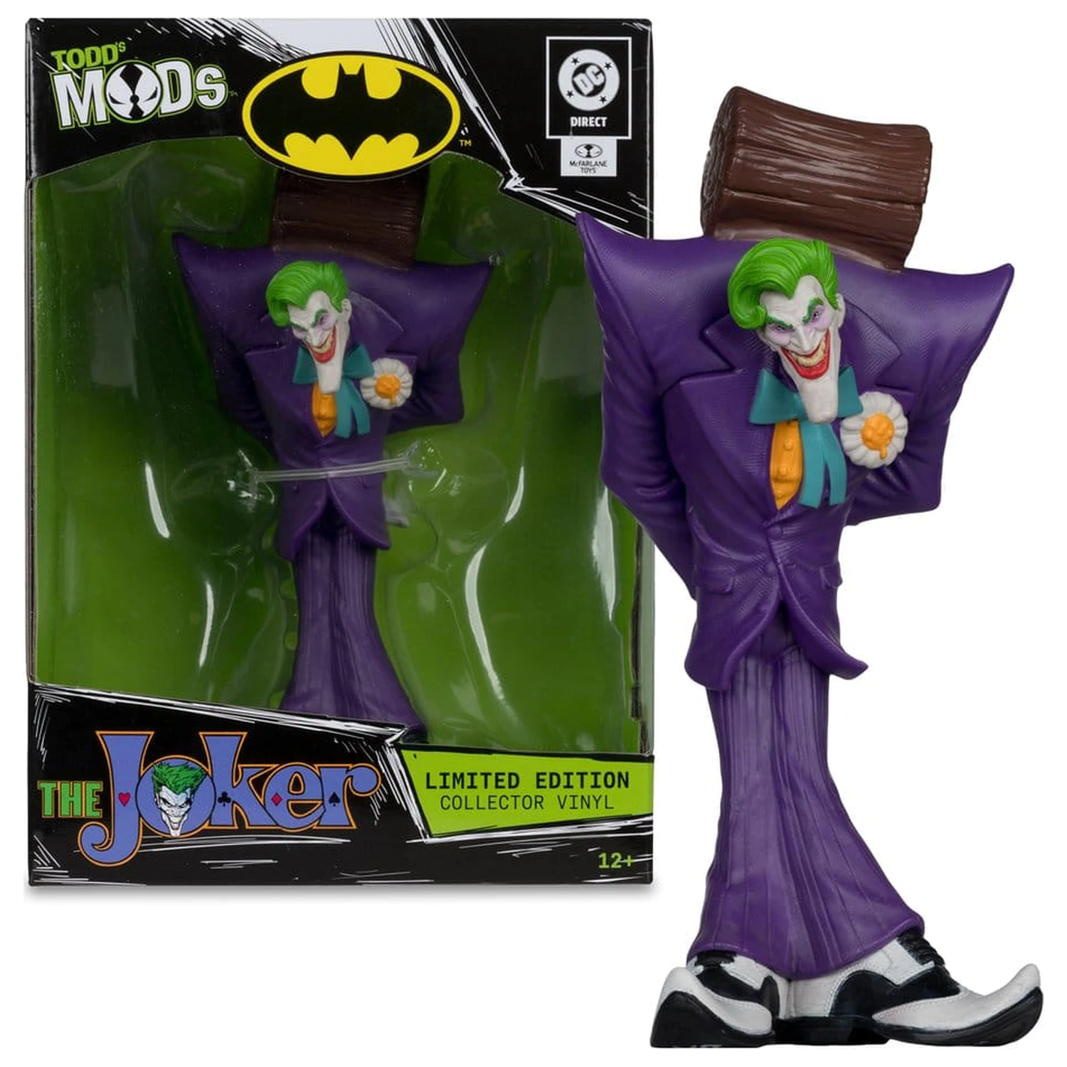 DC Direct Collector Vinyl szobor figura The Joker (Limitált kiadás Todd's Mods) 13 cm  termékfotó