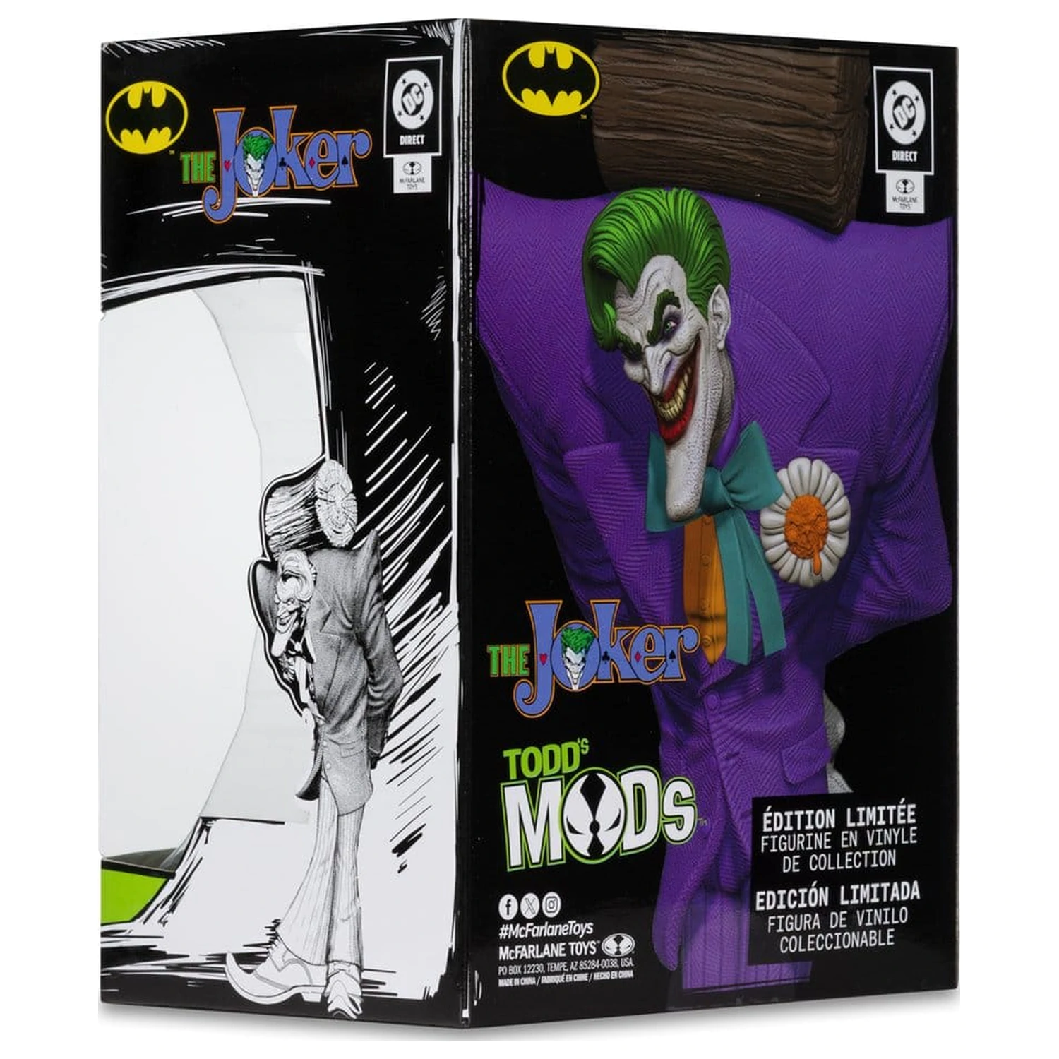 DC Direct Collector Vinyl szobor figura The Joker (Limitált kiadás Todd's Mods) 13 cm  termékfotó