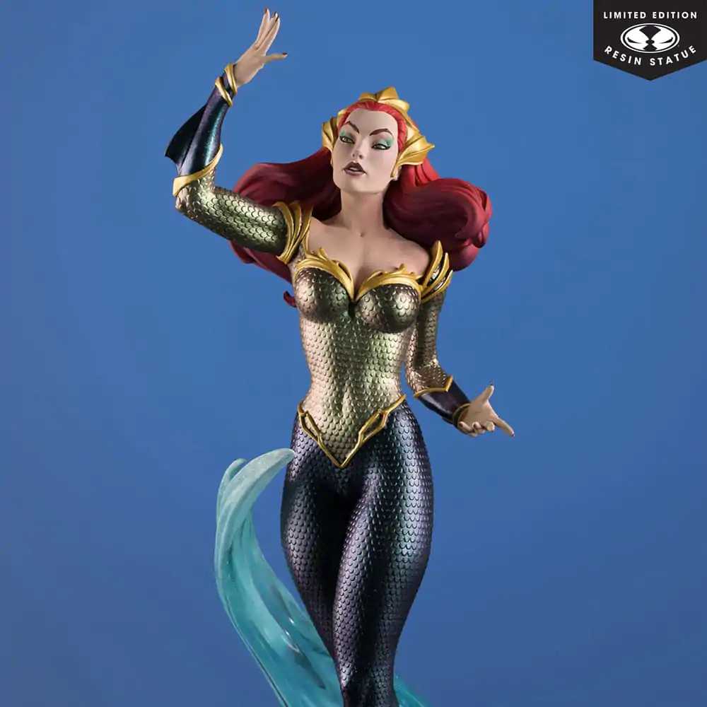 DC Direct Cover Girls 1/8 Mera by J. Scott Campbell szobor figura 26 cm termékfotó