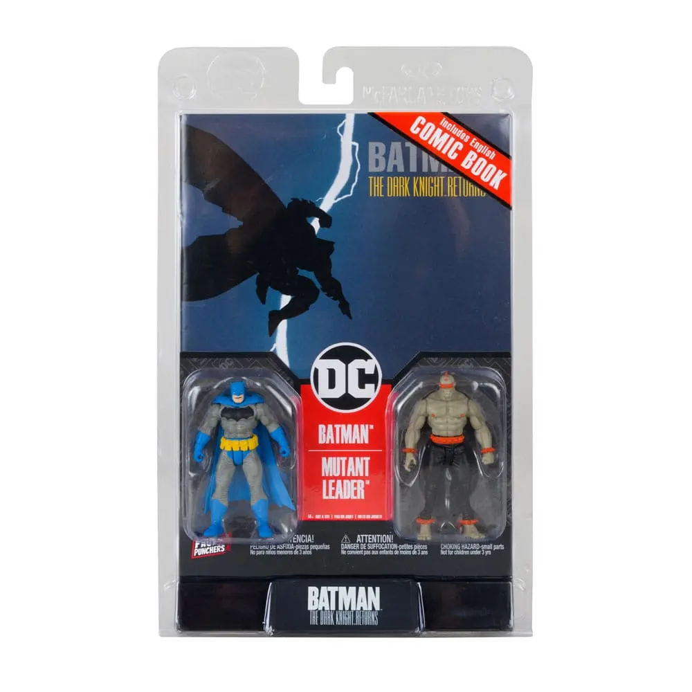 DC Direct Gaming Batman (Blue) &amp; Mutant Leader (Dark Knight Returns #1) akciófigurák 8 cm termékfotó