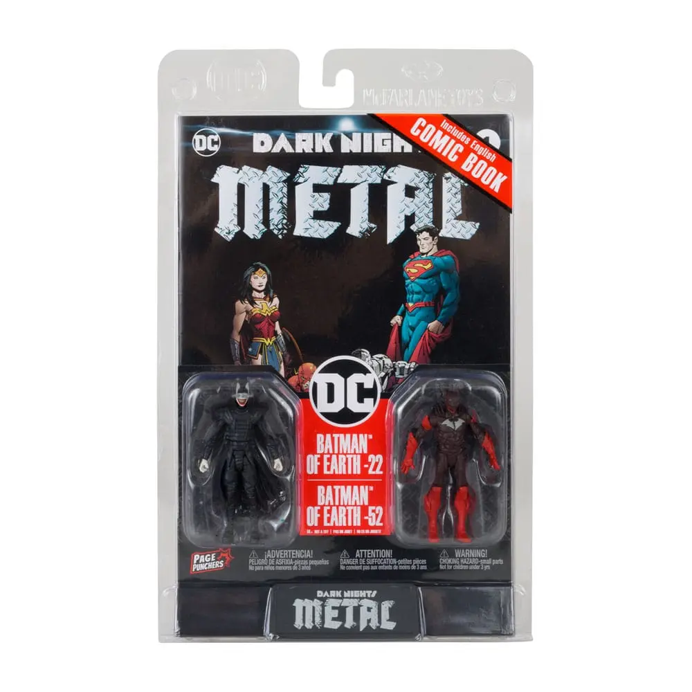 DC Direct Gaming Batman Who Laughs & Red Death (Dark Nights Metal #1) akciófigurák 8 cm termékfotó