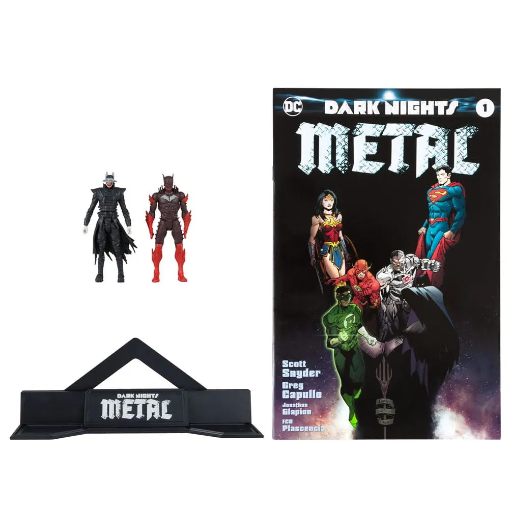 DC Direct Gaming Batman Who Laughs & Red Death (Dark Nights Metal #1) akciófigurák 8 cm termékfotó