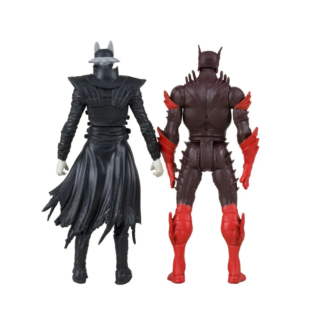 DC Direct Gaming Batman Who Laughs & Red Death (Dark Nights Metal #1) akciófigurák 8 cm termékfotó