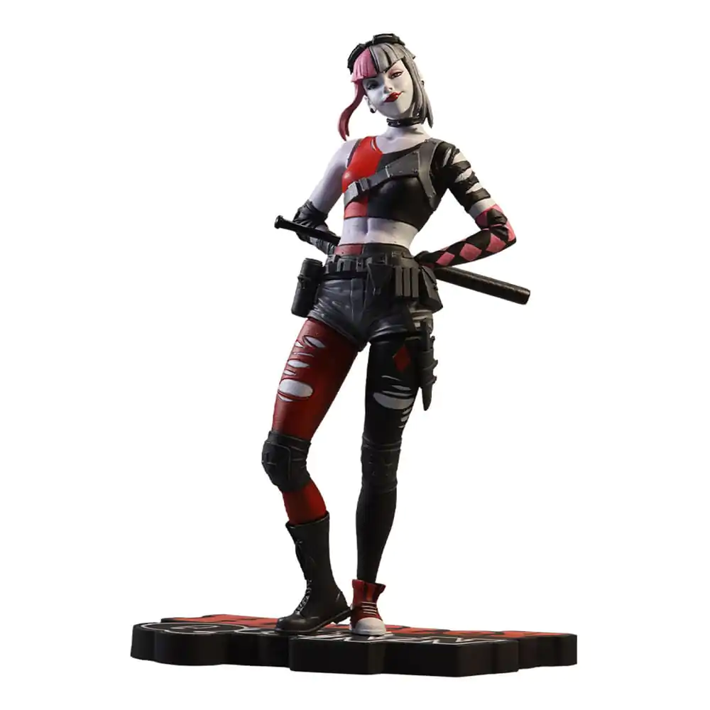 DC Direct Harley Quinn: Red White &amp; Black by Simone Di Meo gyanta szobor figura 17 cm termékfotó
