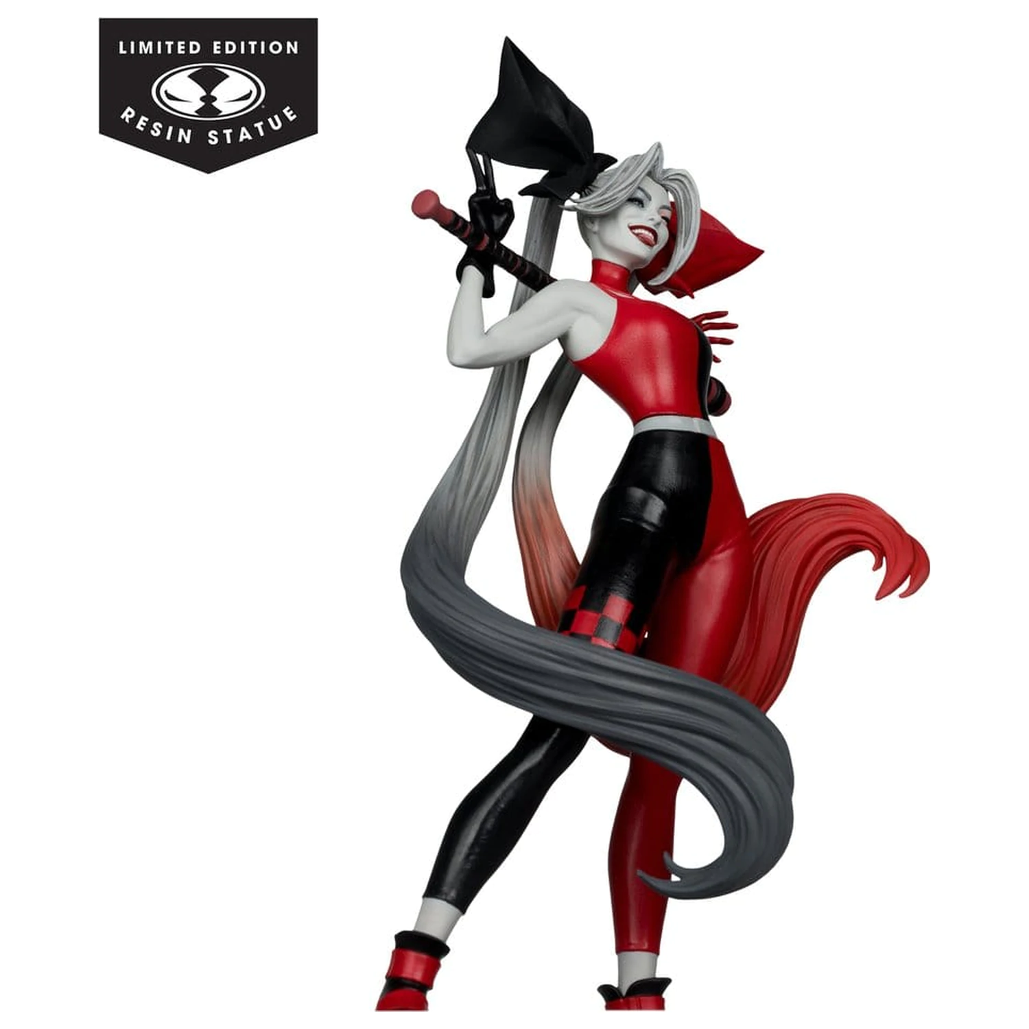 DC Direct Harley Quinn: Red, White & Black szobor figura 1/10 Harley Quinn by Alex Garner 21 cm termékfotó