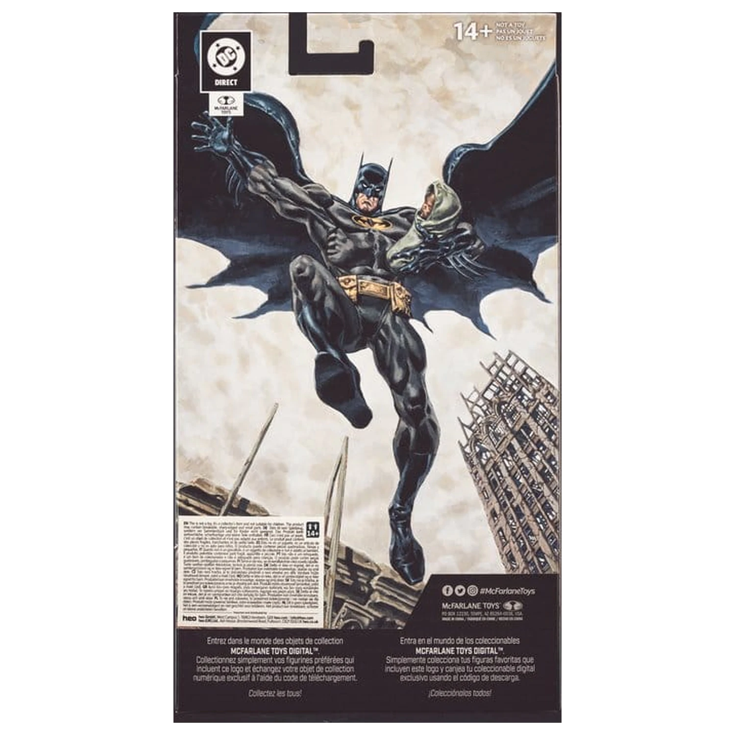 DC Direct McFarlane Toys digitális Batman (No Man's Land) (Platinum Edition) akciófigura 18 cm termékfotó