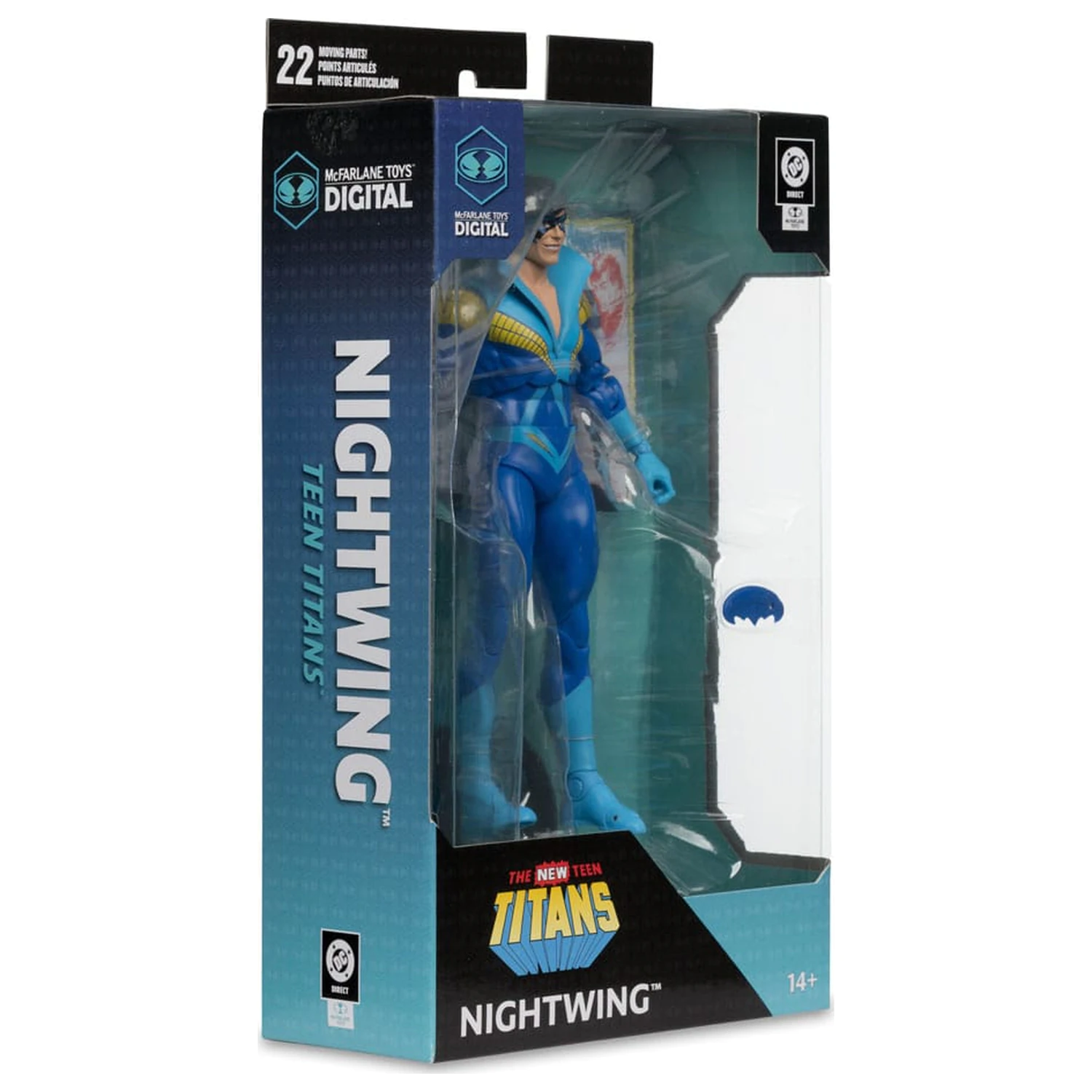 DC Direct McFarlane Toys Digital Nightwing (Teen Titans) akciófigura 18 cm termékfotó