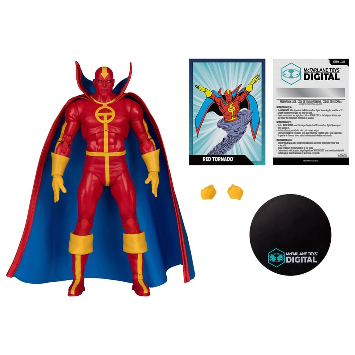 DC Direct McFarlane Toys Digital Red Tornado (Bronze Age) akciófigura 18 cm termékfotó