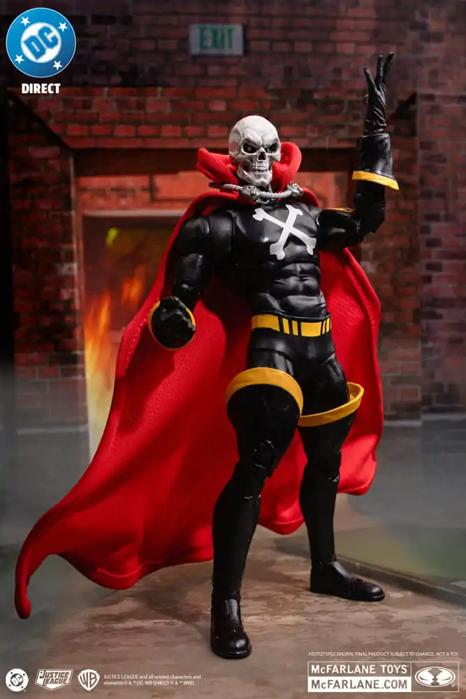 DC Direct Mr Bones (Infinity Inc #16) (Gold Label) akciófigura 18 cm  termékfotó