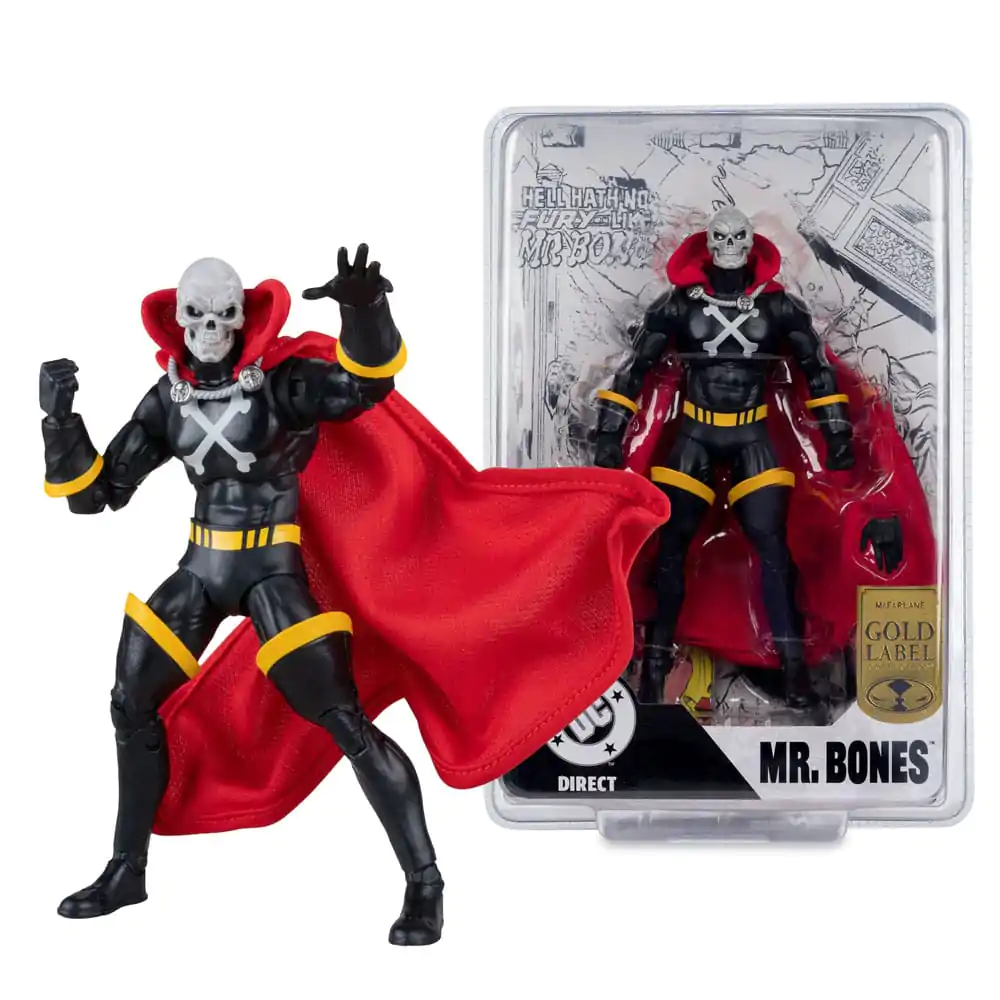 DC Direct Mr Bones (Infinity Inc #16) (Gold Label) akciófigura 18 cm  termékfotó