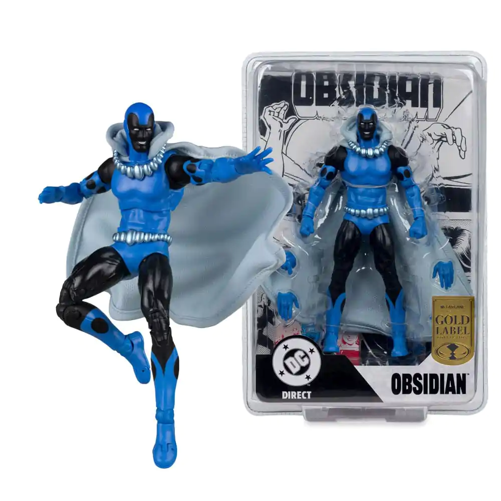 DC Direct Obsidian (Infinity Inc #16) (Chase) (Gold Label) akciófigura 18 cm  termékfotó