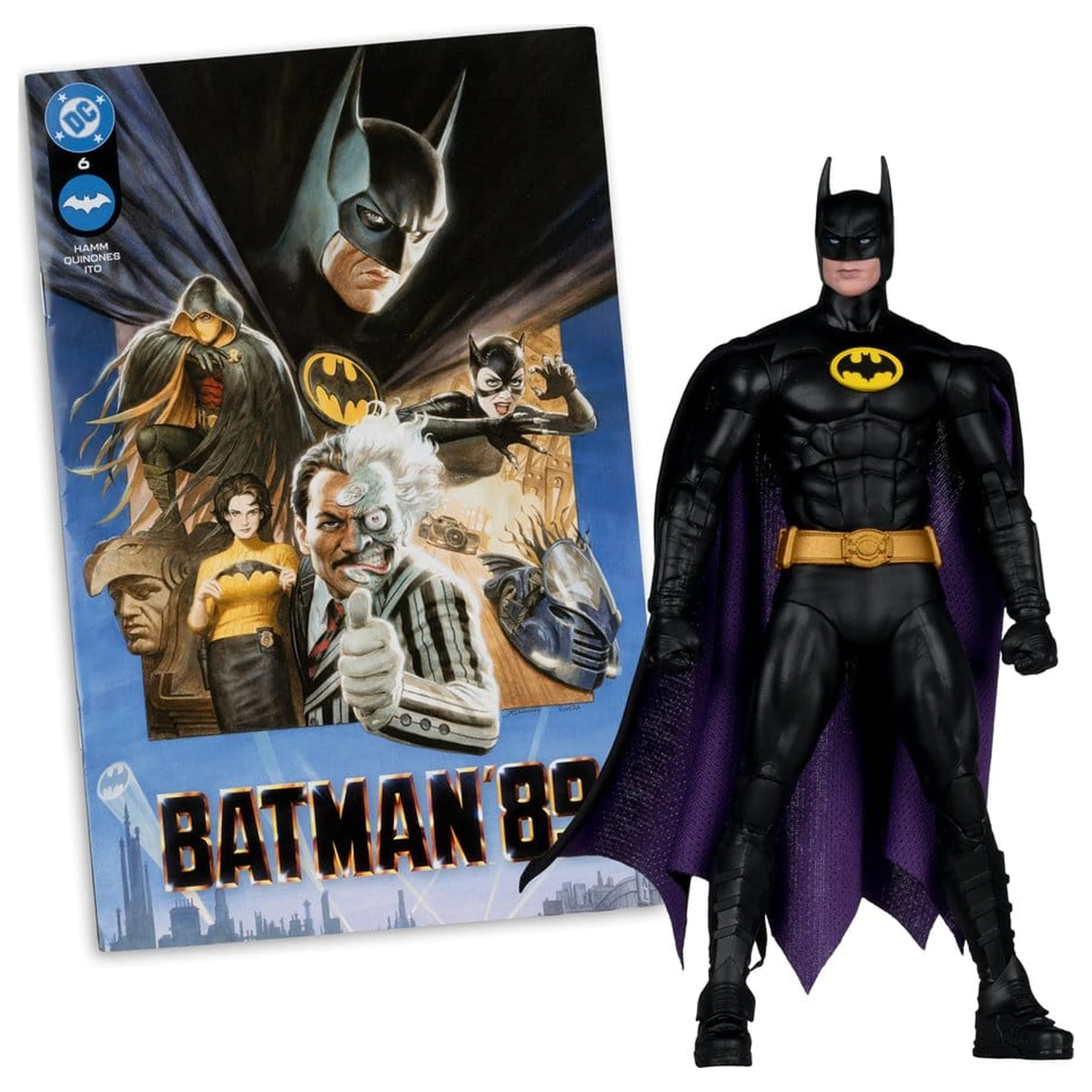 DC Direct Page Punchers akciófigura Batman (Batman '89) 18 cm termékfotó
