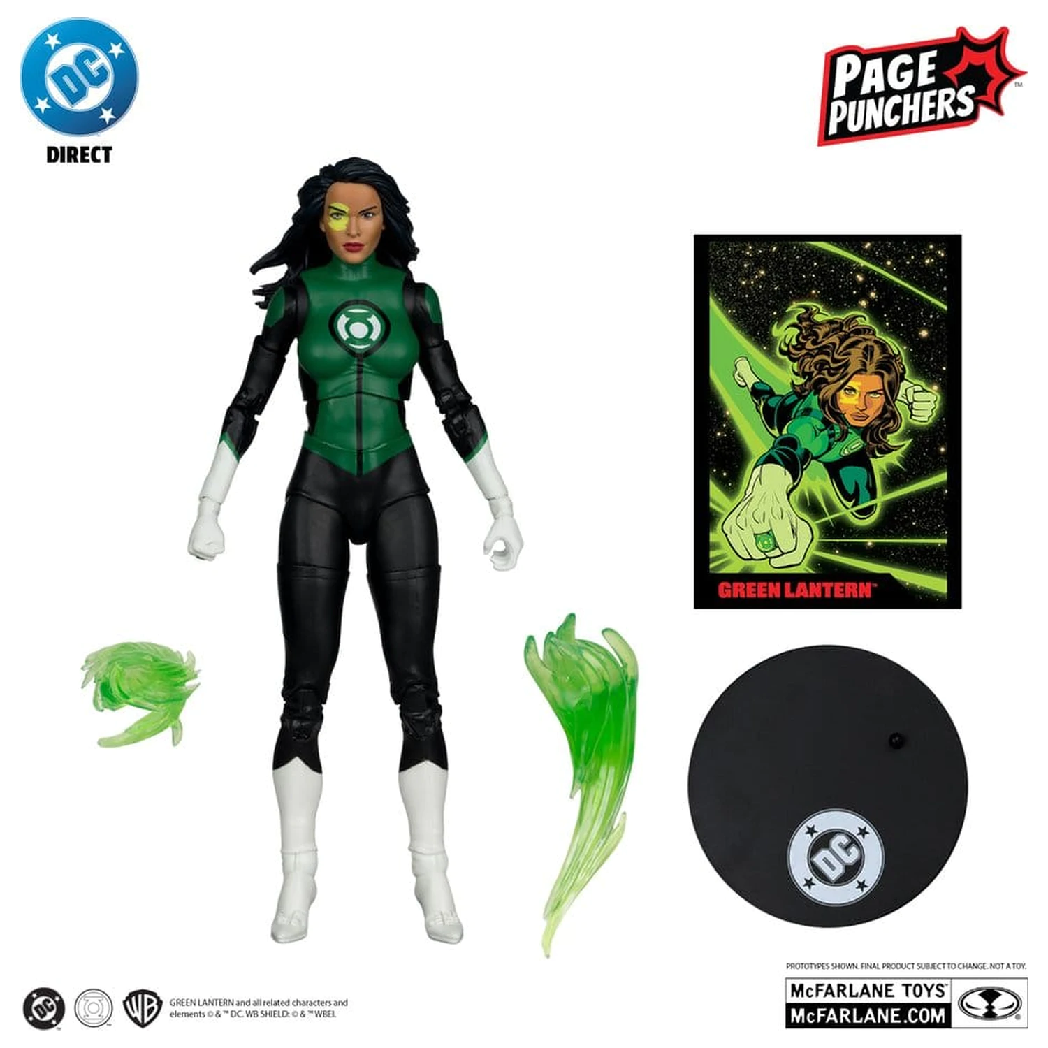DC Direct Page Punchers akciófigura Jessica Cruz (Green Lanterns # 48) (Red Platinum Edition) 18 cm termékfotó
