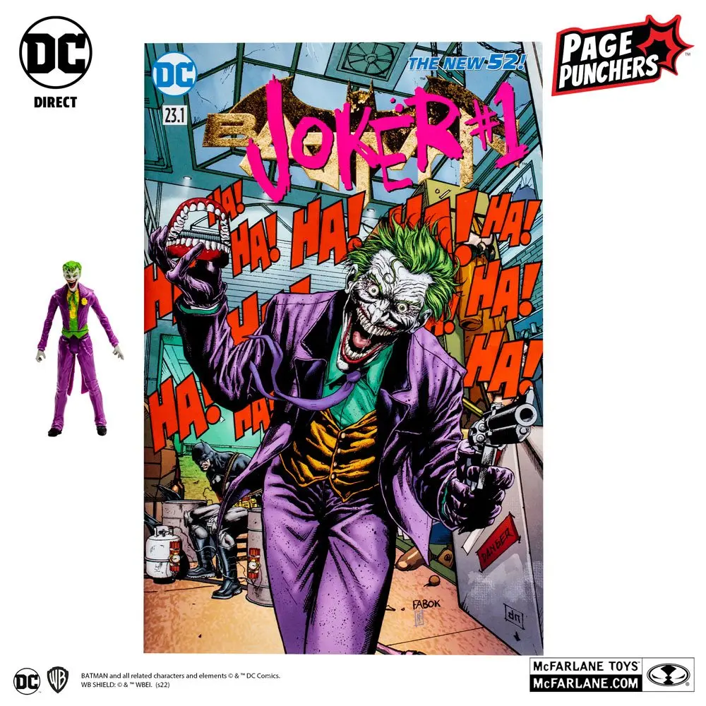 DC Direct Page Punchers Joker (DC Rebirth) akciófigura 8 cm termékfotó