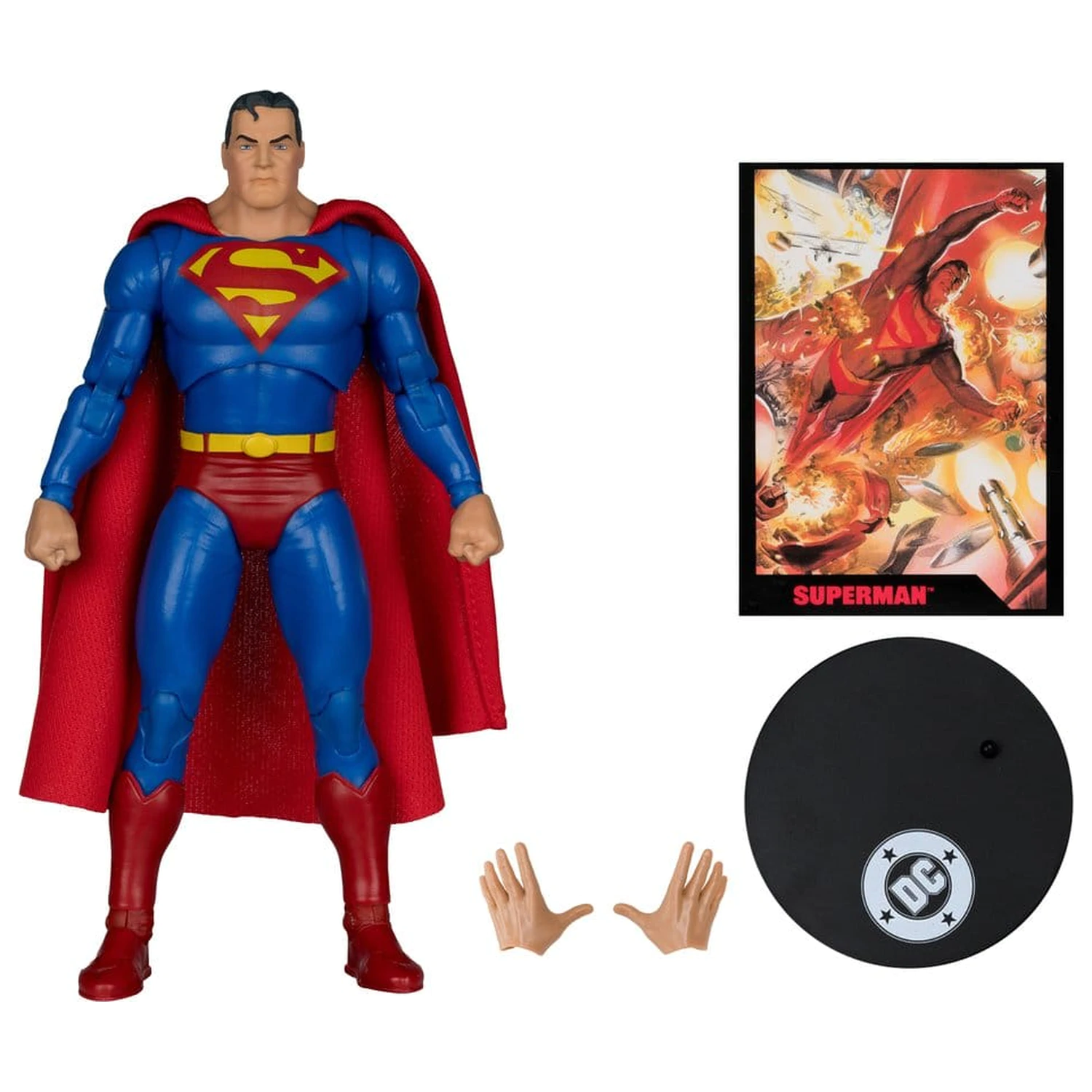 DC Direct Page Punchers akciófigura Superman (Justice #1) (Red Platinum Edition) 19 cm termékfotó