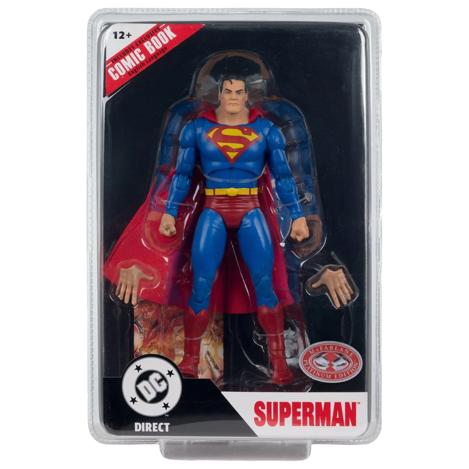 DC Direct Page Punchers akciófigura Superman (Justice #1) (Red Platinum Edition) 19 cm termékfotó