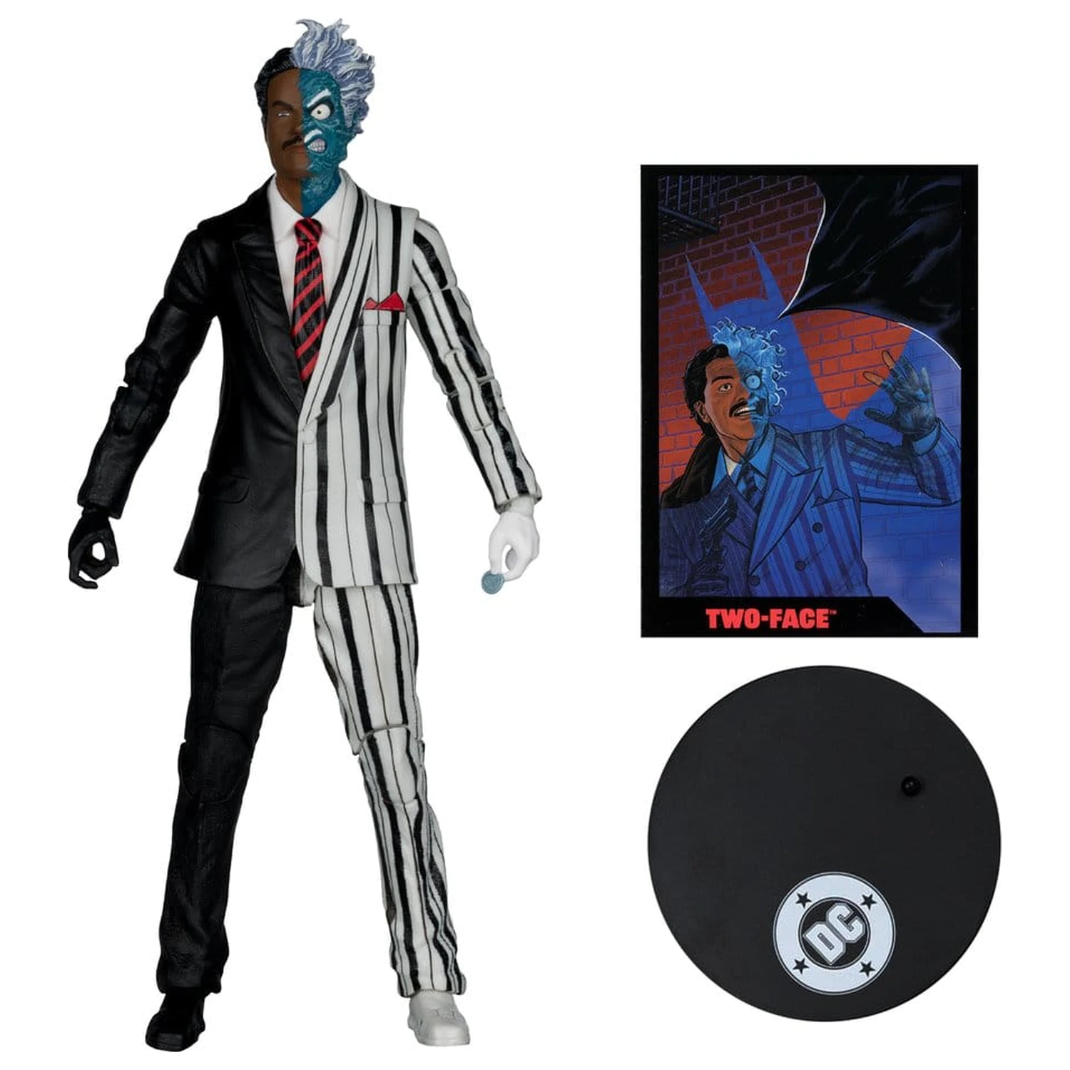 DC Direct Page Punchers akciófigura Two-Face (Batman 89) (Red Platinum Edition) 19 cm termékfotó