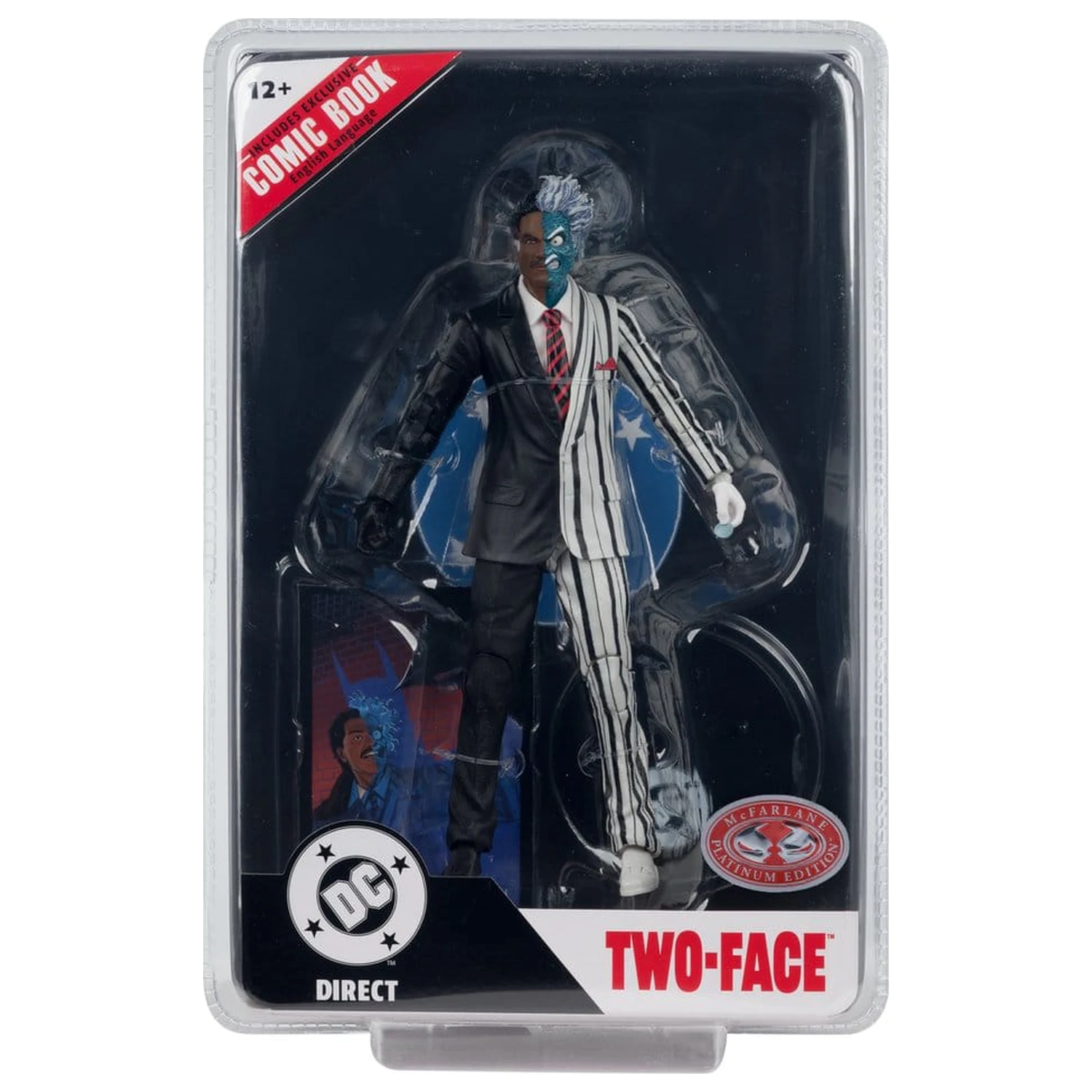 DC Direct Page Punchers akciófigura Two-Face (Batman 89) (Red Platinum Edition) 19 cm termékfotó