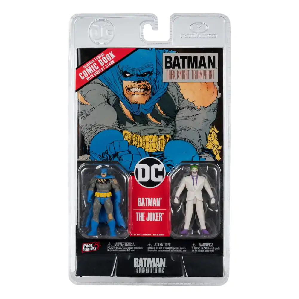 DC Direct Page Punchers Batman & The Joker (Batman: The Dark Knight Returns) 2 db-os akciófigura csomag 8 cm termékfotó