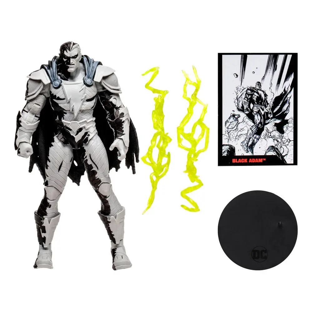 DC Direct Page Punchers Black Adam with Black Adam Comic (Line Art Variant) akciófigura termékfotó