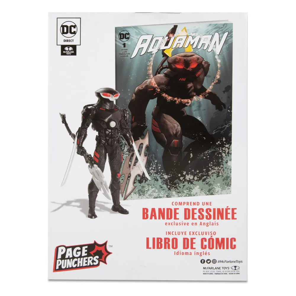 DC Direct Page Punchers Black Manta (Aquaman) akciófigura 18 cm termékfotó