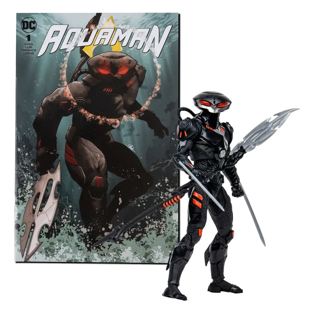 DC Direct Page Punchers Black Manta (Aquaman) akciófigura 18 cm termékfotó