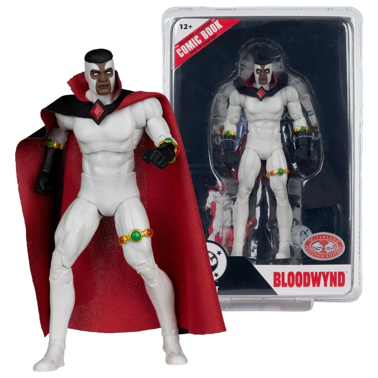 DC Direct Page Punchers Bloodwynd (Justice League #77) (Red Platinum Edition) akciófigura 18 cm termékfotó