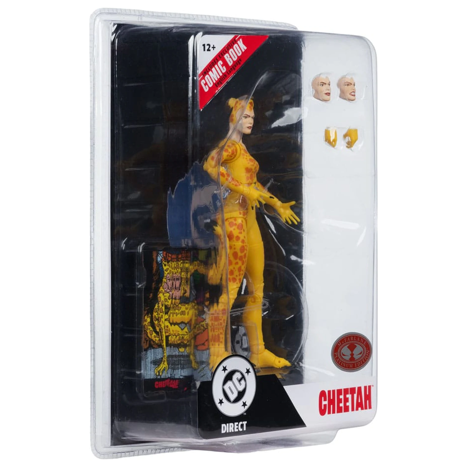 DC Direct Page Punchers Cheetah (Crisis on Infinite Earths)(Red Platinum Edition) akciófigura 17 cm termékfotó