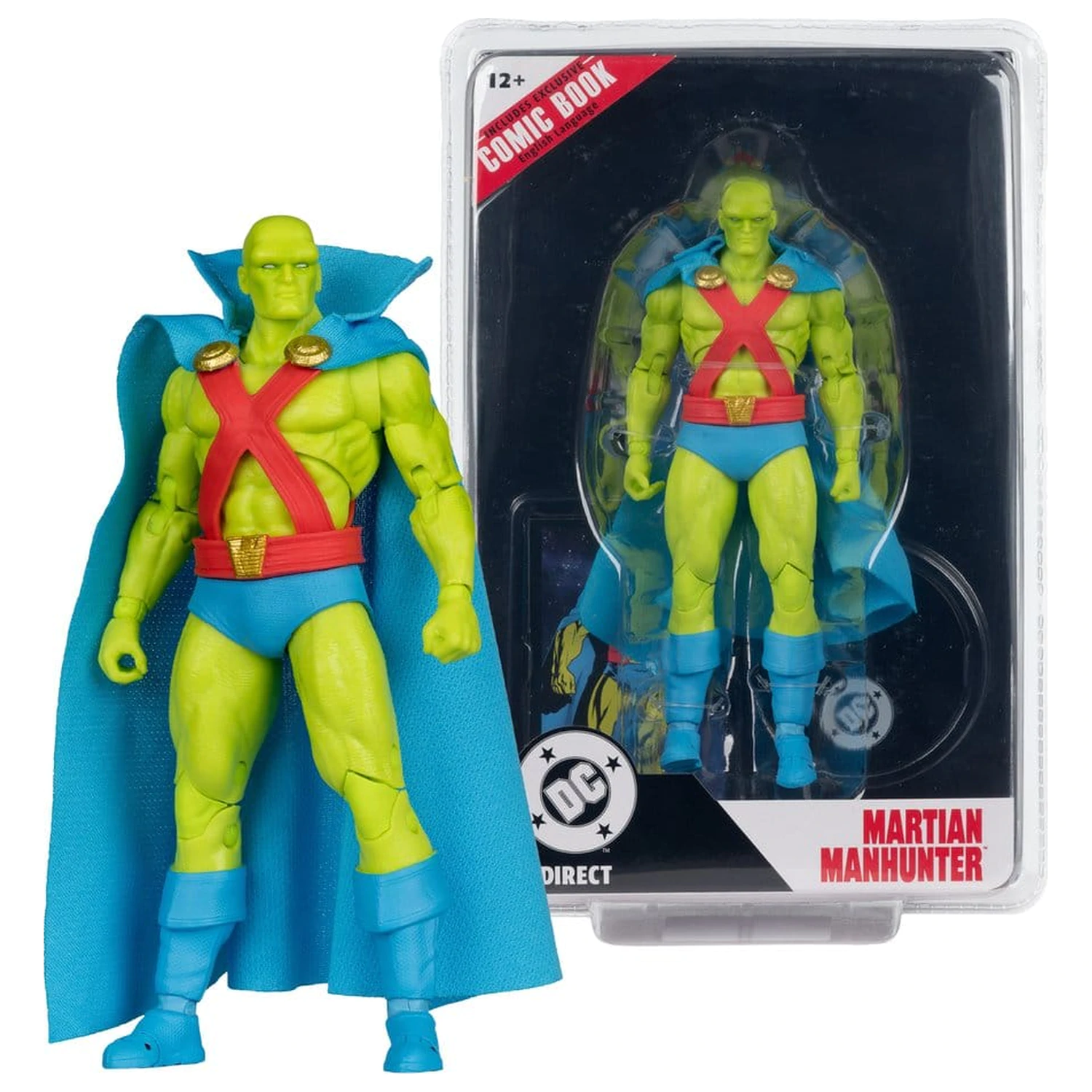 DC Direct Page Punchers Martian Manhunter (Justice League #77) akciófigura 18 cm termékfotó