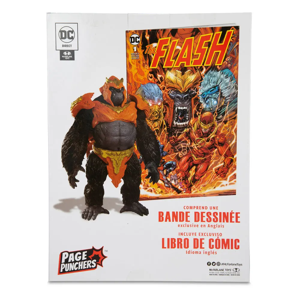 DC Direct Page Punchers Megafigs Gorilla Grodd (The Flash Comic) akciófigura 30 cm termékfotó