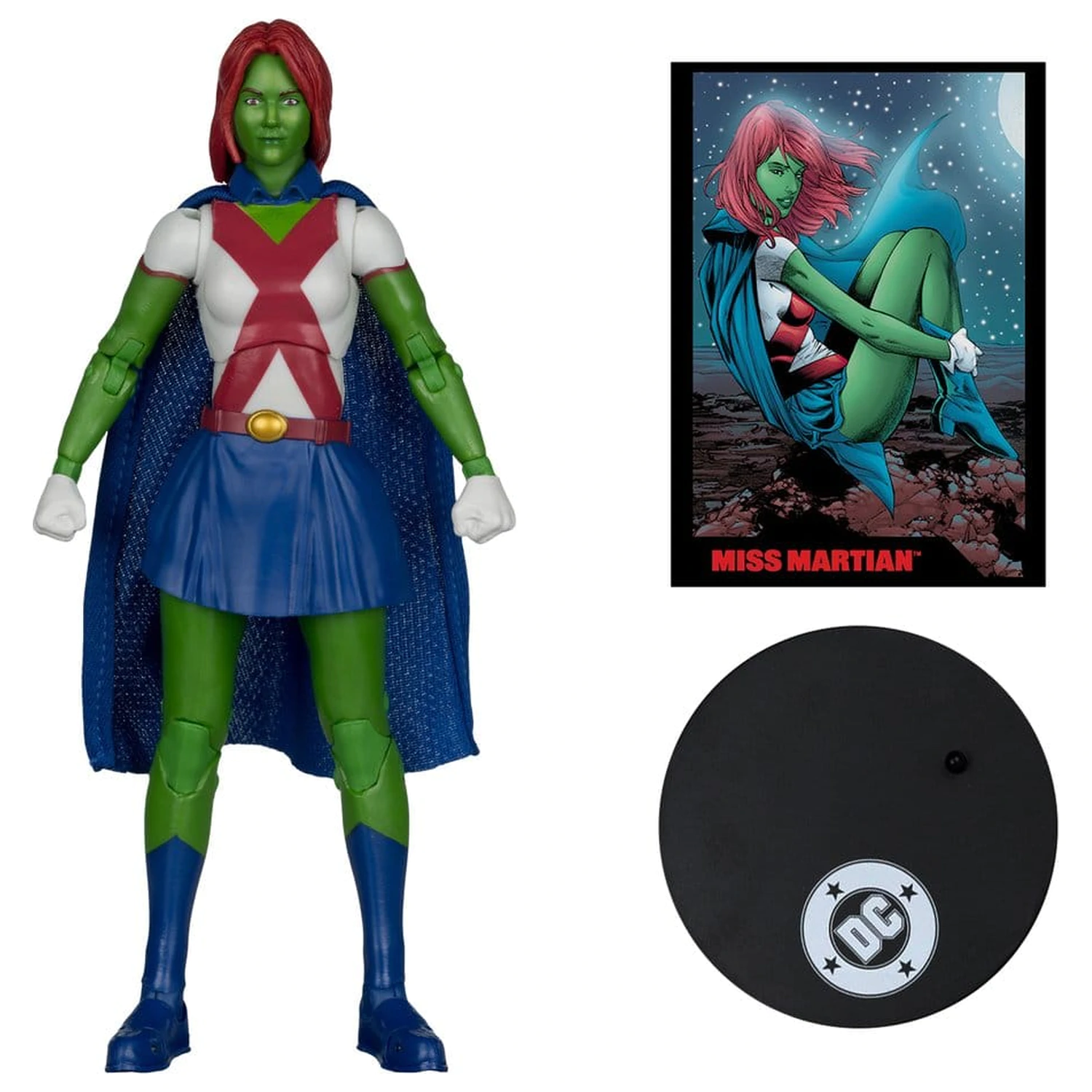 DC Direct Page Punchers Miss Martian (Teen Titans #41) (Red Platinum Edition) akciófigura 17 cm termékfotó