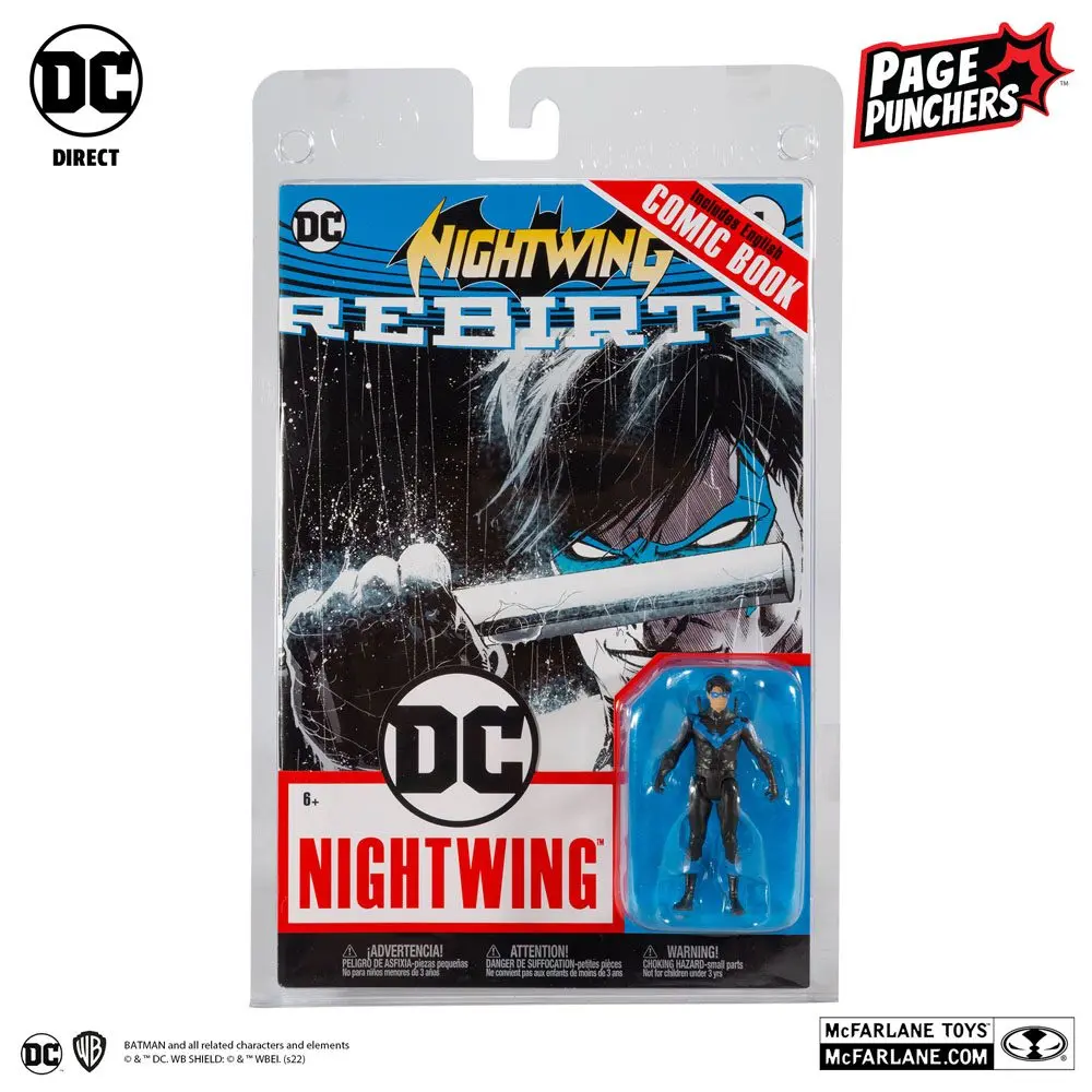 DC Direct Page Punchers Nightwing (DC Rebirth) akciófigura 8 cm termékfotó