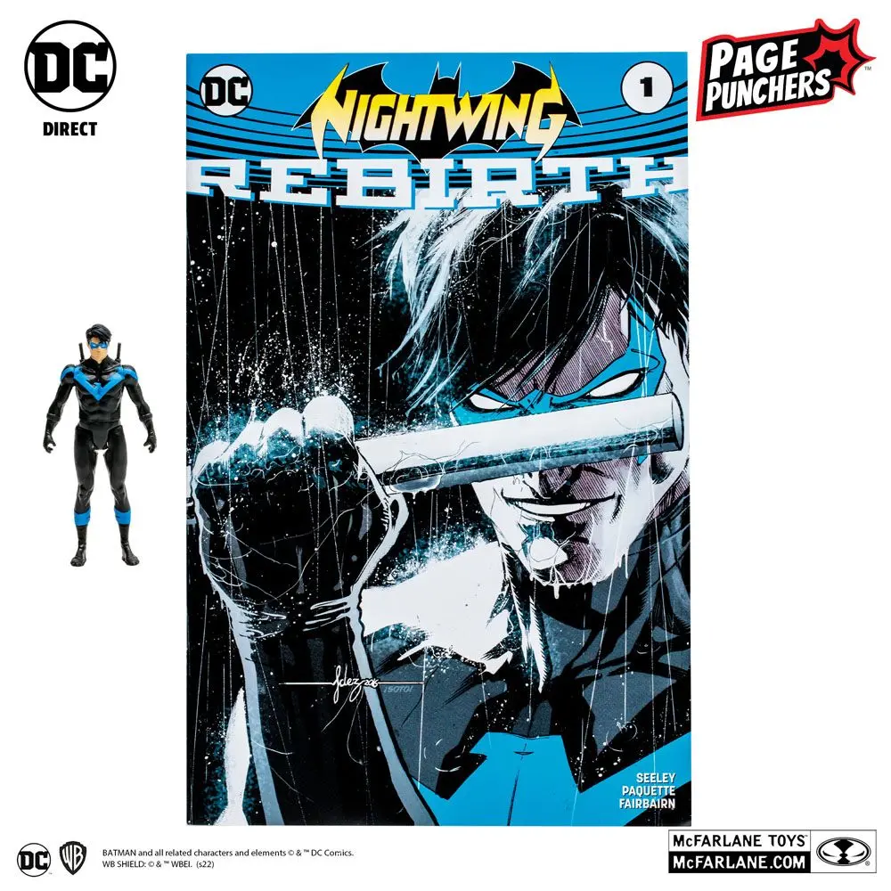 DC Direct Page Punchers Nightwing (DC Rebirth) akciófigura 8 cm termékfotó