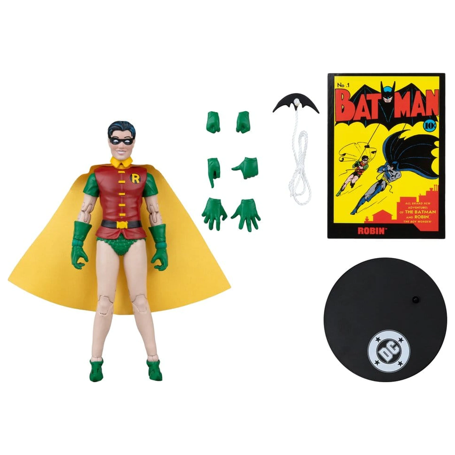 DC Direct Page Punchers Robin Dick Grayson (Batman #1) (Red Platinum Edition) akciófigura 14 cm termékfotó