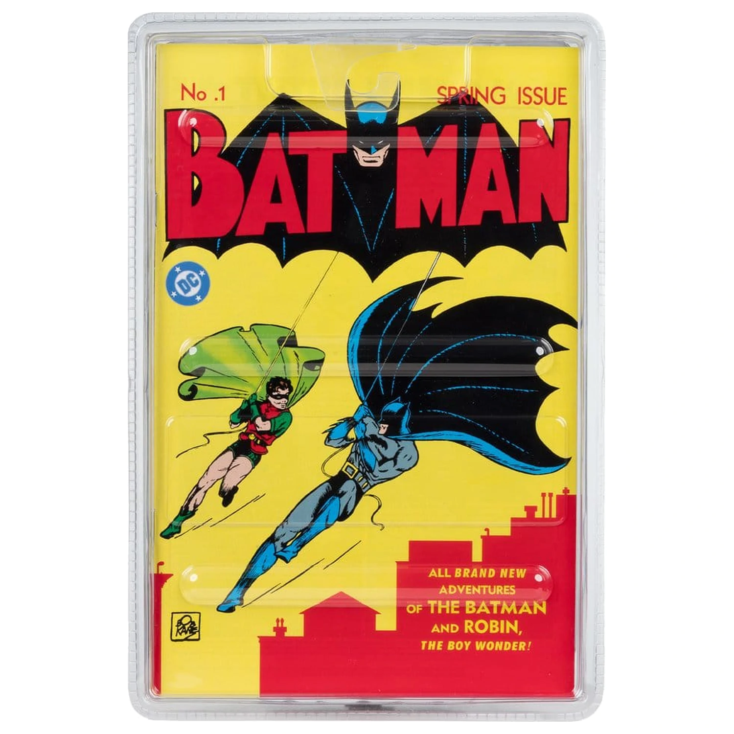 DC Direct Page Punchers Robin Dick Grayson (Batman #1) (Red Platinum Edition) akciófigura 14 cm termékfotó