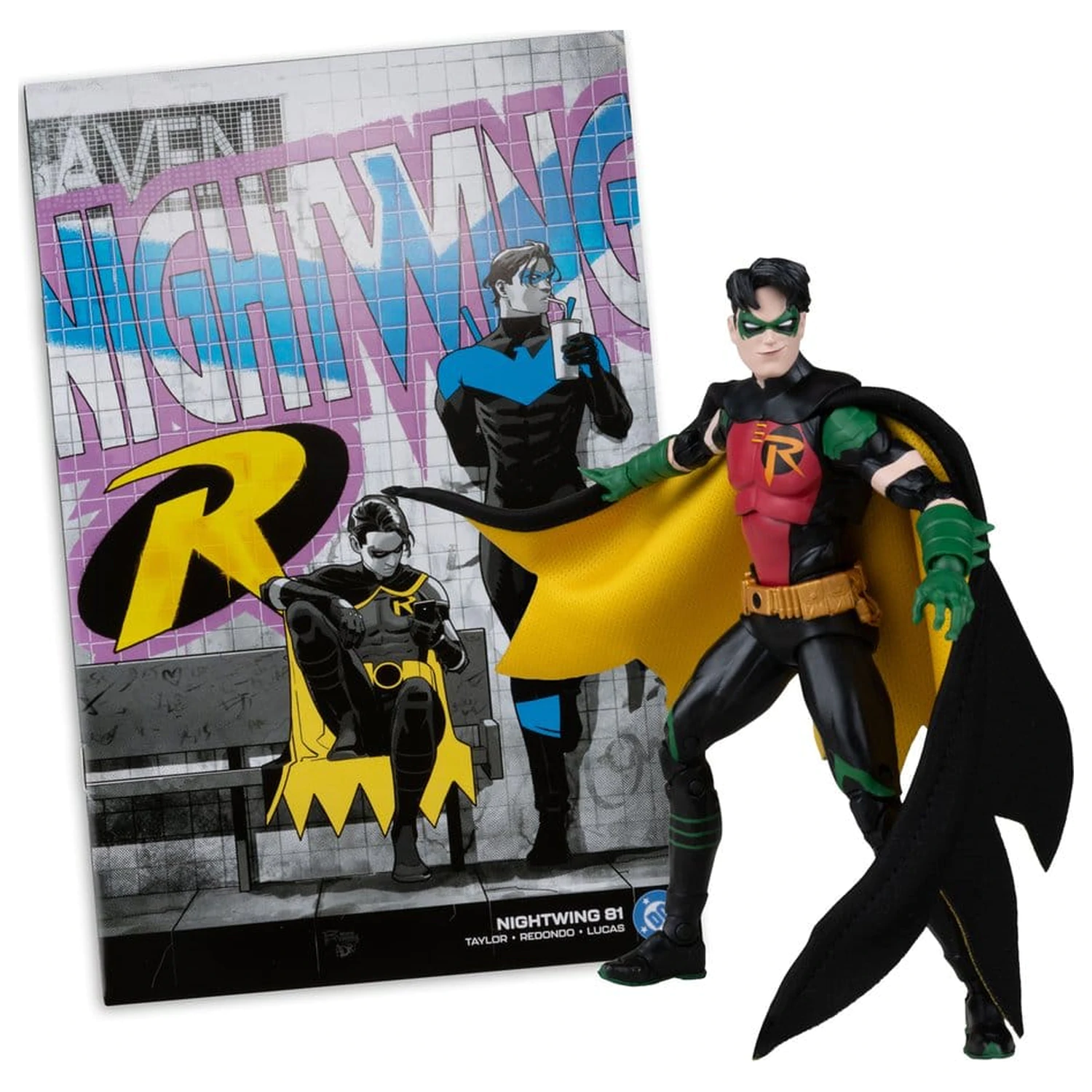 DC Direct Page Punchers Robin Tim Drake (Nightwing #81) (Red Platinum Edition) akciófigura 18 cm termékfotó