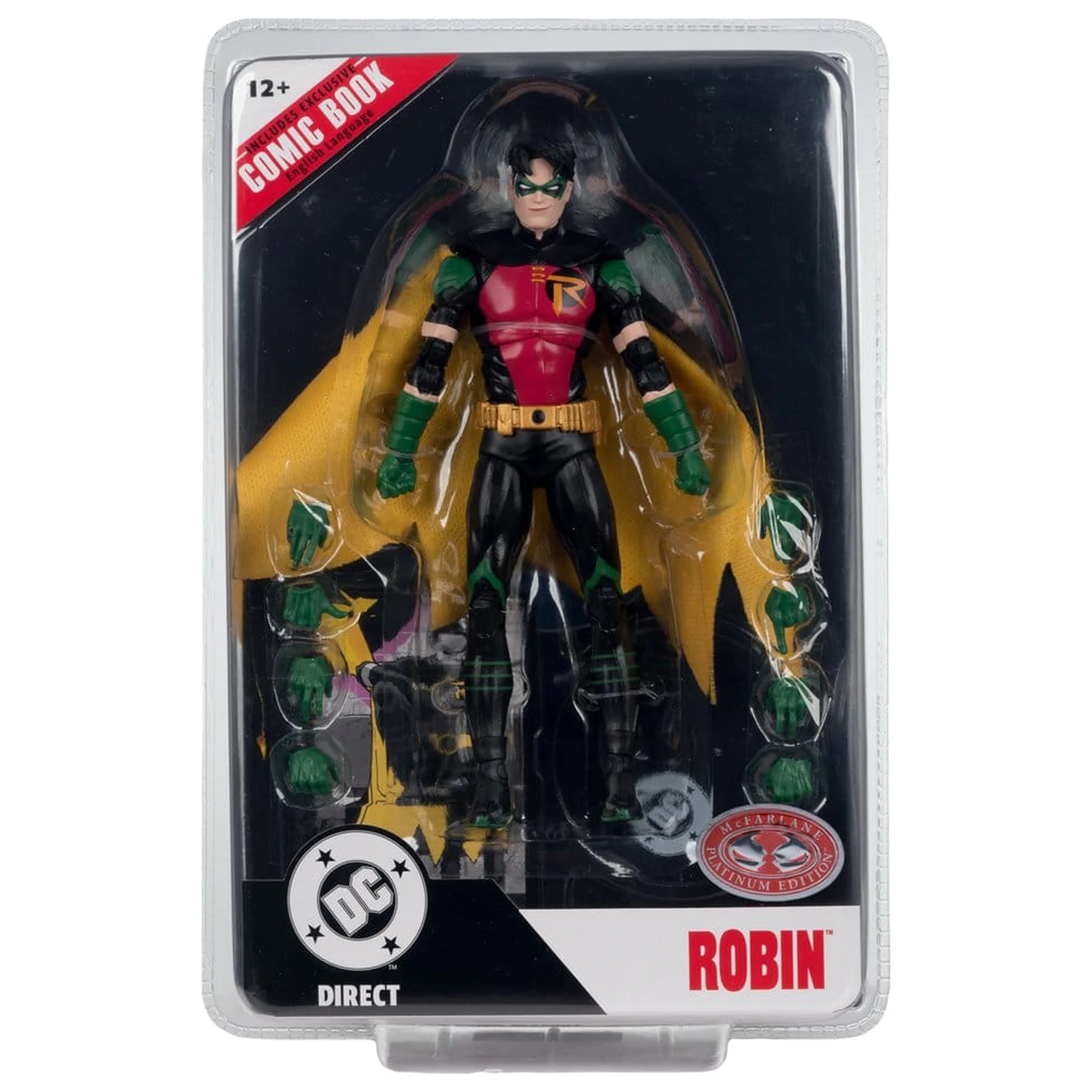 DC Direct Page Punchers Robin Tim Drake (Nightwing #81) (Red Platinum Edition) akciófigura 18 cm termékfotó