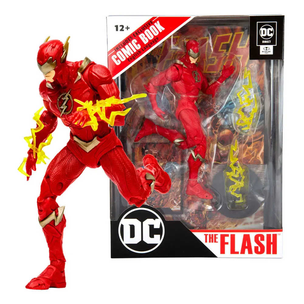 DC Direct Page Punchers The Flash Barry Allen (The Flash Comic) akciófigura 18 cm termékfotó