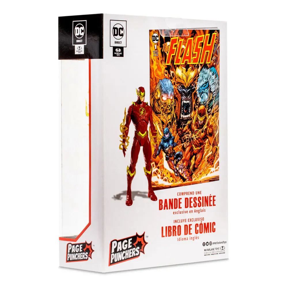 DC Direct Page Punchers The Flash Barry Allen (The Flash Comic) akciófigura 18 cm termékfotó