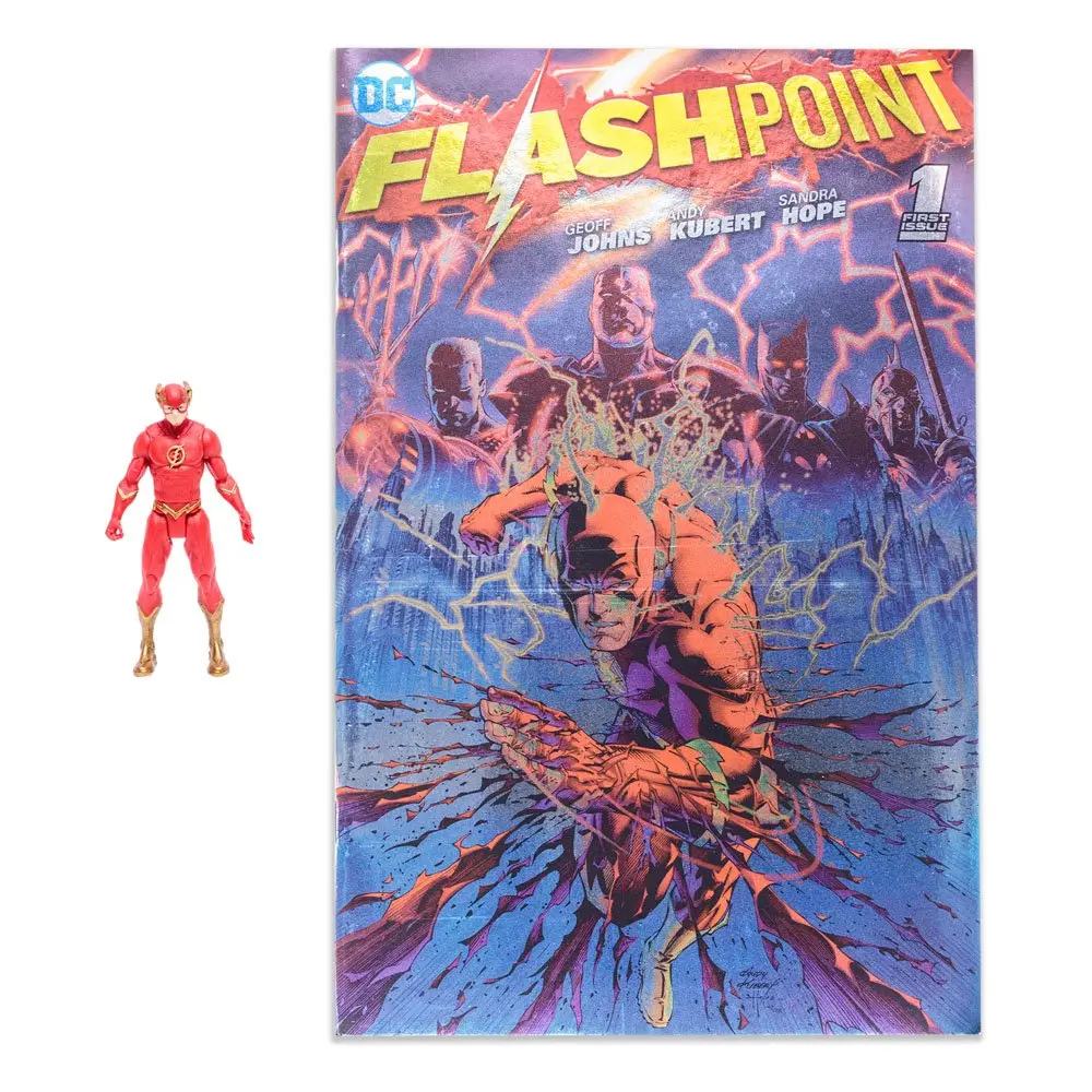 DC Direct Page Punchers The Flash (Flashpoint) Metallic Cover Variant (SDCC) akciófigura 8 cm termékfotó