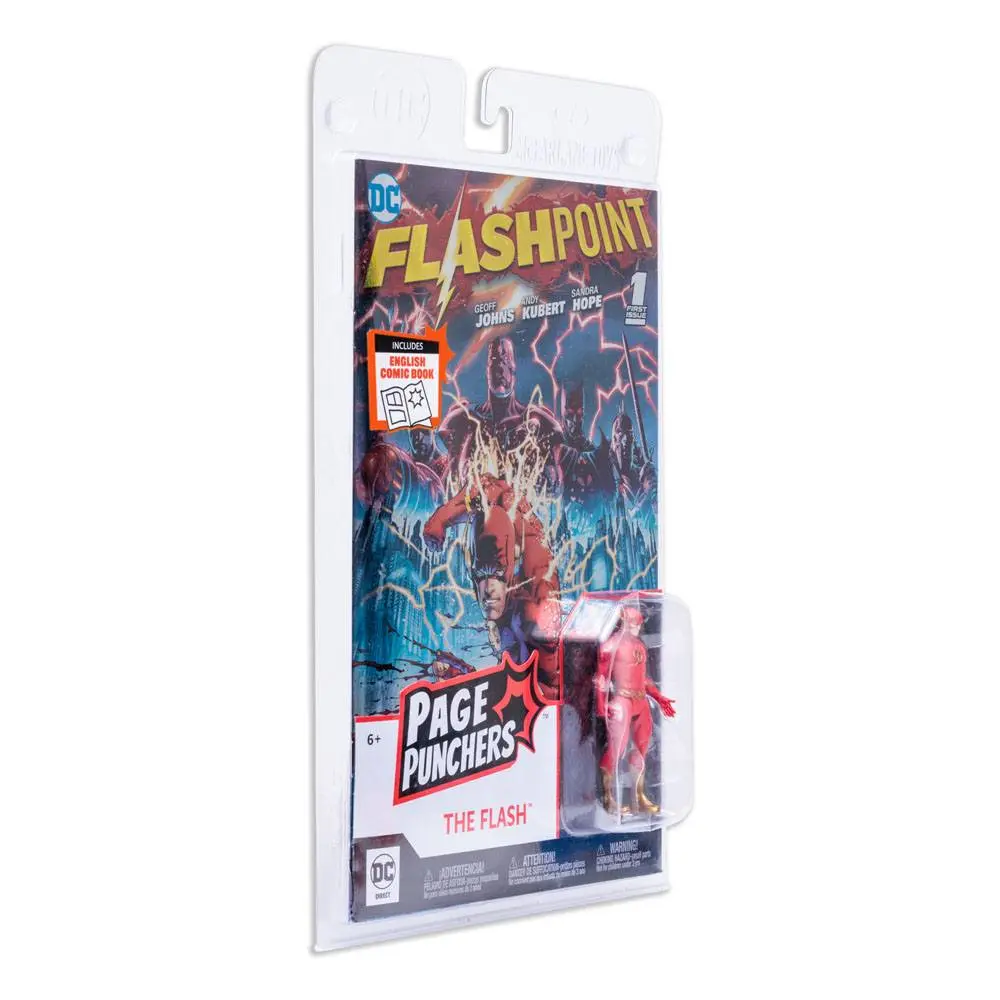 DC Direct Page Punchers The Flash (Flashpoint) Metallic Cover Variant (SDCC) akciófigura 8 cm termékfotó