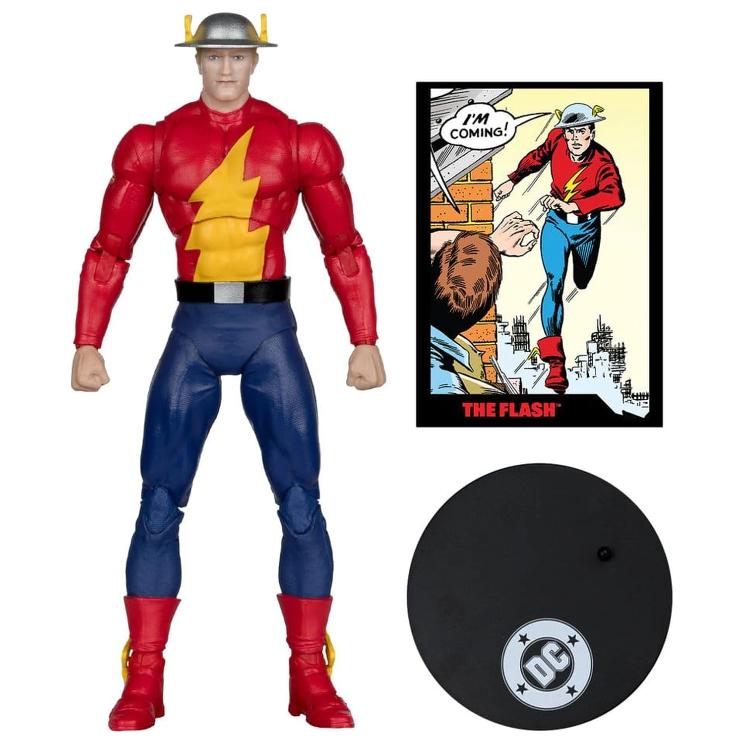 DC Direct Page Punchers The Flash Jay Garrick (The Flash #123) (Red Platinum Edition) akciófigura 18 cm termékfotó