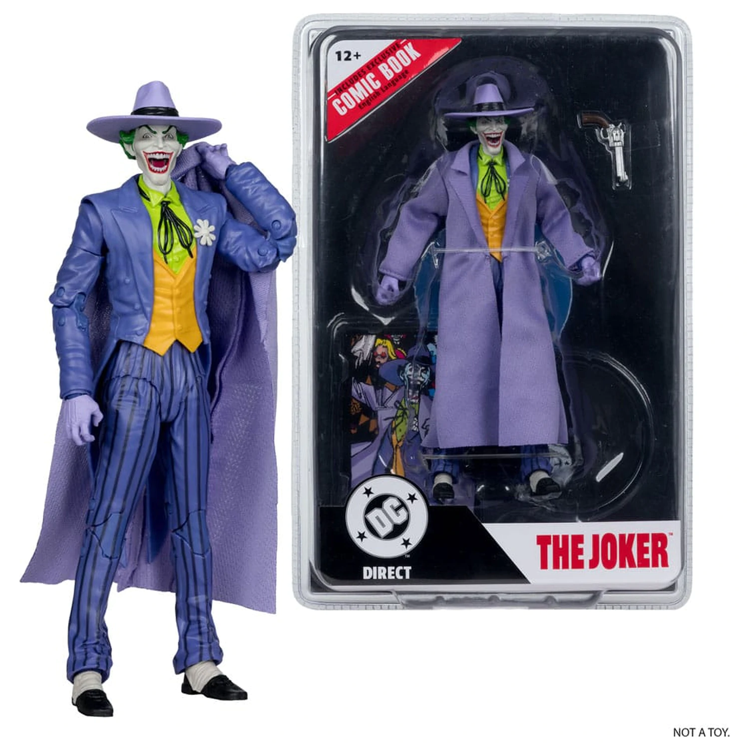 DC Direct Page Punchers The Joker (Crisis on Infinite Earths) akciófigura 18 cm termékfotó