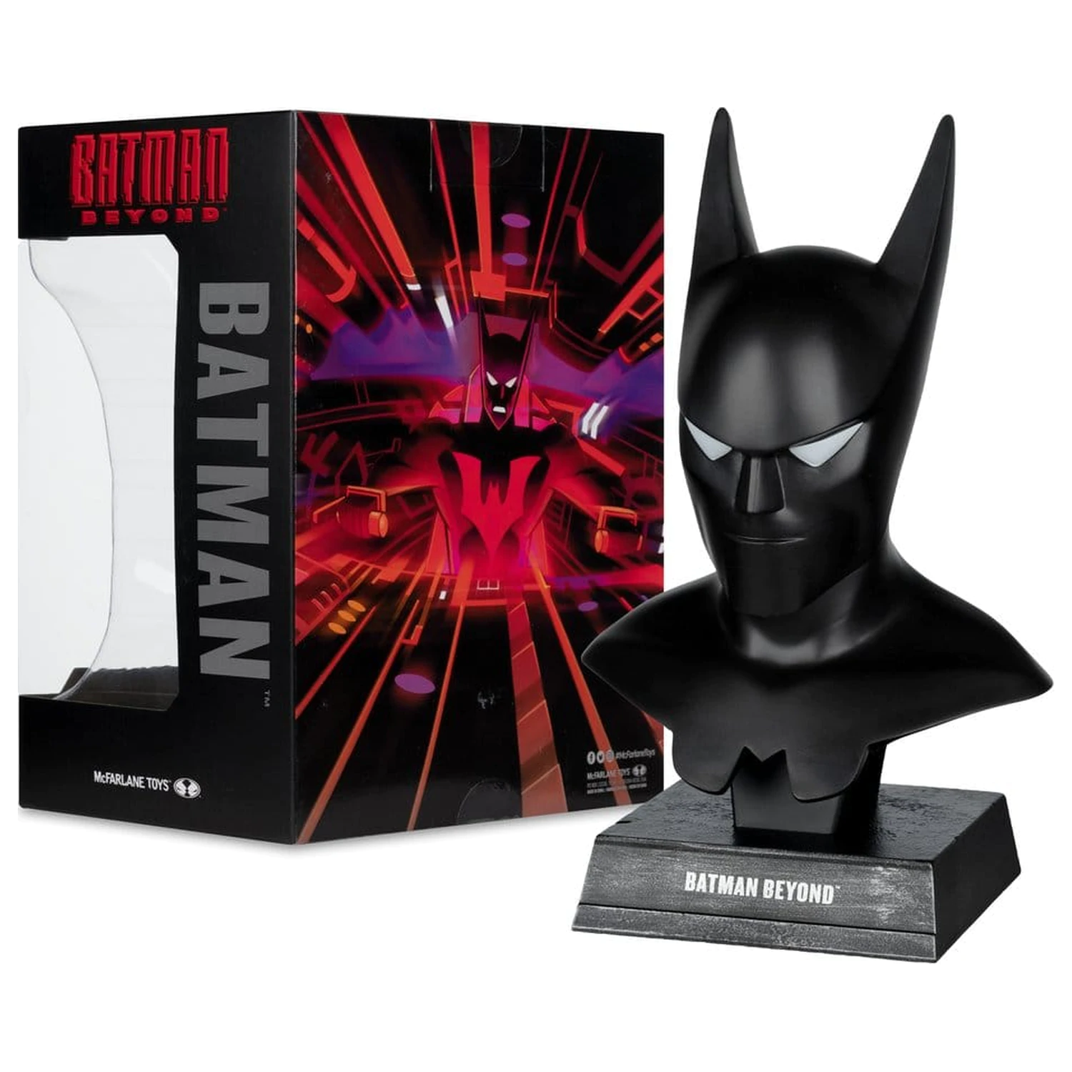 DC Direct Prop 1/3 Batman Cowl (Batman Beyond Animated) replika 18 cm  termékfotó